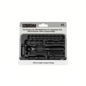 Estuche para almacenamiento de herramientas con inserto moldeado para organizar herramientas y accesorios, diseño compacto de 120 mm de longitud - Product Image 2