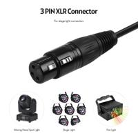 Cable USB XLR hembra con chip FTDI RS485 OEM/ODM, con revestimiento de PVC, blindado, con conectores de cobre estañado y niquelado, 12 meses de garantía.