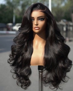 Perruque à dentelle frontale Body Wave en cheveux humains, dentelle HD, cheveux vierges vietnamiens, grande vague corporelle, perruques en cheveux naturels pour femmes noires - Product Image 1