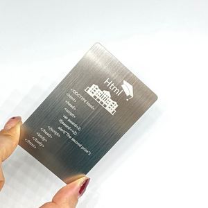 Cartes de visite personnalisées en acier inoxydable à prix abordable – Prix direct usine - Product Image 5