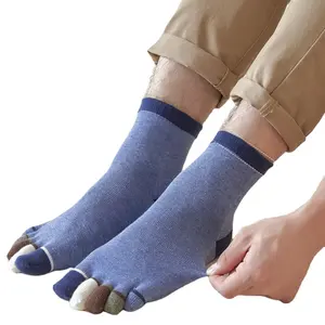 Оптовая продажа, осенне-зимние толстые Дышащие носки из чистого хлопка, впитывающие пот, мужские деловые носки