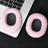 Coussinets d'oreille de remplacement pour Skullcandy Hesh 3/ANC/Evo Crusher Wireless, en tissu Yoga doux, respirant, avec mousse à mémoire de forme