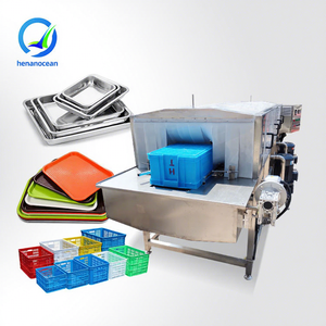 Machine de lavage automatique de boîtes en plastique, machine de nettoyage de paniers en plastique, pas cher - Product Image 1