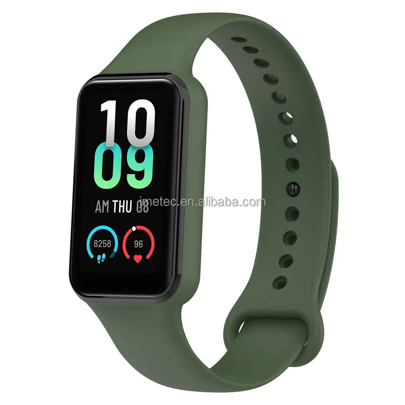 2023 hot sell fitness sport Replacement colorful silicone smart watch band for amazfit band 7