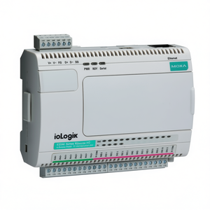 Module de communication Ethernet pour serveur I/O série Moxa Industrial IoLogik E2214-T, fabriqué à Taïwan - Product Image 2
