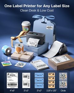Impresora de Etiquetas Térmicas Phomemo con Pantalla Táctil, Impresora de Etiquetas de Envío de 4x6 para Pequeñas Empresas, para Paquetes de Envío - Product Image 6