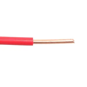 Cable BV de cobre de 6mm2 para tienda en línea, suministro chino de hilo único, precio de cable eléctrico de 10mm