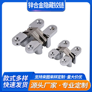 Zinc Alloy Concealed Hinge B-R45 B-R70 Flush Mount Furniture Hinge Industrial Design Durable - Product Image 5