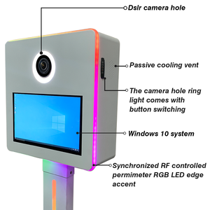 <span class=keywords><strong>2023</strong></span> nouvelle lumière fendue 15.6 pouces écran tactile dslr photomaton en plein air avec coque de cabine <span class=keywords><strong>flash</strong></span> dslr surface pro - Product Image 4