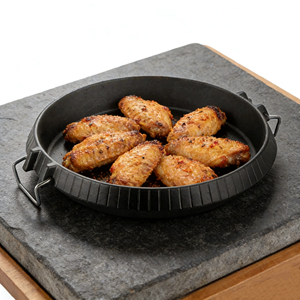 Чугунная сковорода для тэппаньяки, утолщенная и глубокая, круглая, для коммерческого использования - Product Image 4