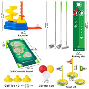 2025 tendance Sport de plein air jouets <span class=keywords><strong>Mini</strong></span> Club de <span class=keywords><strong>Golf</strong></span> ensemble jeux mettre tapis automatique <span class=keywords><strong>Golf</strong></span> tangage Machine enfants <span class=keywords><strong>Golf</strong></span> jouet avec boule lumineuse - Product Image 6