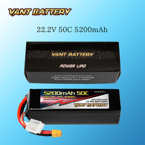 Batterie lipo rc haute performance poids le plus léger de qualité supérieure 5200mah <span class=keywords><strong>50c</strong></span> 22.2v 6s pour grands avions Helis Quads - Product Image 5