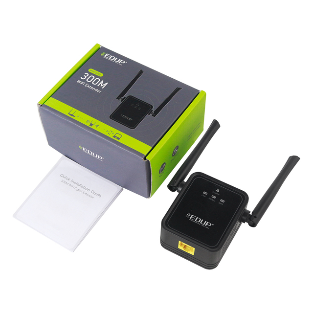 EDUP Long Range Internet Signal Range Extender Booster Wireless 300Mbps WiFi Repeater
