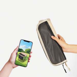 Sac de transport léger en nylon pour tabouret pliant, idéal pour les écolières, sac de transport portable pour chaise pliante, accessoires de randonnée et de camping, sacs d'extérieur - Product Image 3