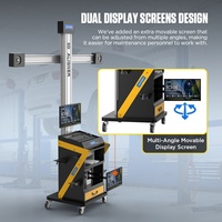 AUTOOL Xc508 Aligner Device Tester 3D 4 Post Car Lift Máquina de sistema de alineación de cuatro ruedas computarizada completamente automática