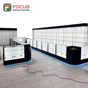 Glass Door Tobacco Display Cabinet Lockable Storage Multi Tier Shelf Secure Cigarette Display Case - Product Image 4