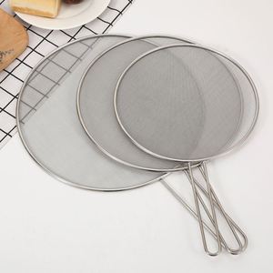 Stainless Steel Mesh Pot Lid Cover Oil Cooking Splatter Screens Guard for Frying Pan Kitchen Accessories Gadgets Tools - Product Image 6