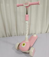 Trottinette pliable pour enfants de 1 à 5 ans, trottinette pour bébé réglable en hauteur, légère, à une seule plaque