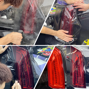 Película coreana de material TPH para cambio de color de faros, tinte oscuro negro para luces de coche, 7.5mil, para lámparas traseras de automóviles, precio al por mayor - Product Image 6