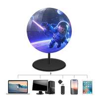 Esfera de globo LED flexible y suave para interiores, pantalla LED circular personalizada para tiendas minoristas, salas de exposiciones, gráficos de animación