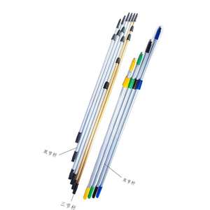 Poignée de balai télescopique en aluminium de production poignée d'extension de tige télescopique <span class=keywords><strong>pour</strong></span> le ménage - Product Image 2