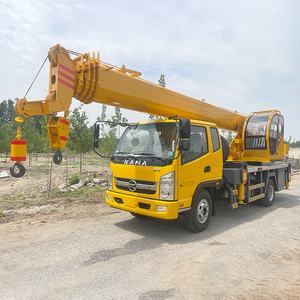 Kama 10t טלסקופי בום משאית מנוף מיני מנוף נייד הידראולי עגור לבנייה עבודות - Product Image 1