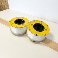 Vente chaude : Rouleau de pinces en plastique à aiguille élastique en TPU de 13 mm pour étiquettes de vêtements, compatible avec tous les réseaux