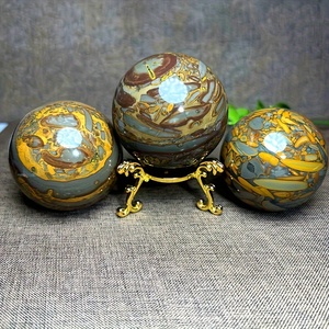 Vente en gros de pierres naturelles Nvwa et de pierres Azo, boule, cadeau pour les amis et la famille, sphère de quartz polie, décoration d'intérieur Feng Shui, cadeau - Product Image 4