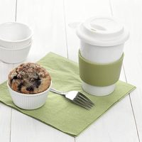 Serviettes en papier de couleur vert sauge de pâte de bois vierge personnalisée pour restaurant occidental français avancé