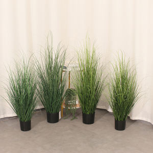 JWP406 <b>Artificial</b> Onion Grass <b>Plant</b> Factory Direct Sales Latest Style Potted Reed Grass <b>Plant</b> Indoor and Outdoor Decoration - Product Image 4
