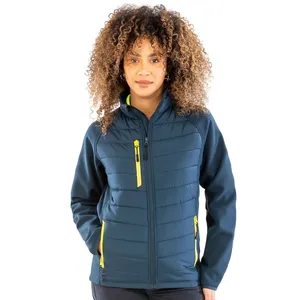 Softshell Nero Compass Imbottito, Merchandising Sostenibile - Product Image 5