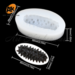 Ak Zee Komkommer 3d Siliconen Mal Voor Moleculaire Keuken Cake Decoreren Benodigdheden Ijs Chocolade Kaars Fondant Banketvorm - Product Image 3