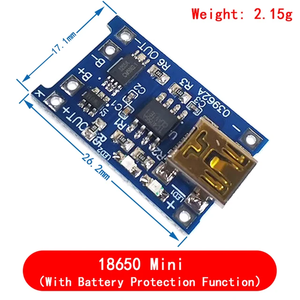 TP4056 <b>5V</b> <b>1A</b> Type-c <b>USB</b> 18650 Lithium Battery Charging Board Charger Module with Protection Dual Functions - Product Image 5