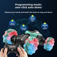 Voiture télécommandée transformable et capteuse de mouvements, véhicule tout-terrain électrique rechargeable pour enfants de 0 à 24 mois