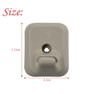 Clips de pare-soleil RLB gris et noir pour F150, porte-lunettes en plastique - Product Image 4