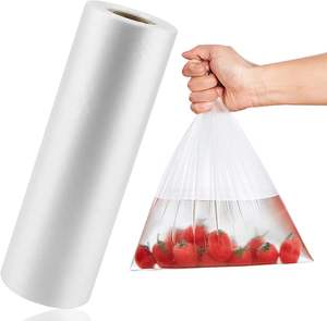 Bolsas de Plástico Reciclables y Ecológicas para Productos en Rollo, Bolsas Transparentes para Almacenamiento de Alimentos, para Pan, Verduras, Frutas y Carne - Product Image 2