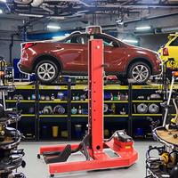 Machine hydraulique professionnelle d'ascenseur de voiture de colonne simple de 3 tonnes avec le système de verrouillage de sécurité, conception compacte pour l'entretien de camion/SUV