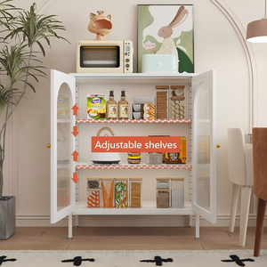 Gabinete lateral de acero moderno para muebles del hogar para cocina comedor granja sala de estar restaurante Hotel uso función almacenamiento - Product Image 3