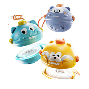 Jouet gyroscopique en plastique personnalisé pour enfants de 2 à 4 ans jeu de combat de bureau interactif parent-enfant presse rotation collision rotation - Product Image 6