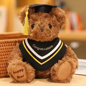 Orsetto di Peluche con Toga da Laureato, Regalo Souvenir Scolastico, Orsetto Teddy, Vendita all'Ingrosso - Product Image 4