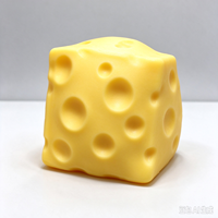 Jouet anti-stress en forme de fromage à presser, mignon, doux, à remontée lente, sensoriel, pour enfants, vente en gros