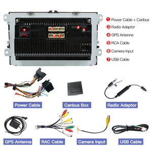 Reproductor Multimedia de Radio para coche de 9 "para <span class=keywords><strong>VW</strong></span> Volkswagen Jetta Multivan <span class=keywords><strong>T5</strong></span> New Beetle Android 12 2 Din Carplay GPS Video navegación BT - Product Image 5