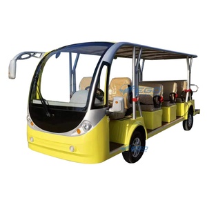 Nouvel autobus urbain de luxe jaune de haute qualité fabriqué en Chine, pour 11 passagers, à vendre - Product Image 1