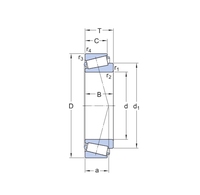 Roulement à rouleaux coniques 32310 portant 32310 J2/Q taille de roulement
