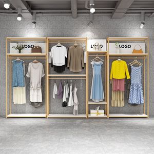 Expositor de Ropa para Tienda de Ropa de Mujer y Niño, Estante Colgante de Ropa de Piso a Techo, Mueble de Almacenamiento para Salón - Product Image 2