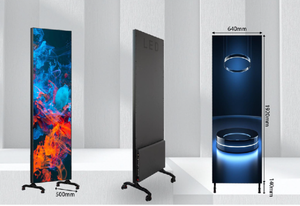 <strong>Moveable</strong> Indoor P1.25 P1.5 P1.86 P2 <strong>Led</strong> Poster <strong>Display</strong> Panel High Brightness <strong>Led</strong> Advertising <strong>Led</strong> Poster <strong>Display</strong> Screen - Product Image 2