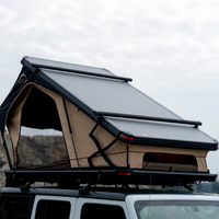 Wild Land Aluminium Hartschalen-Dachzelt für Outdoor-Camping, 2-Personen-Pickup-Truck-Bettzelt, Offroad-Overland-Autozelt