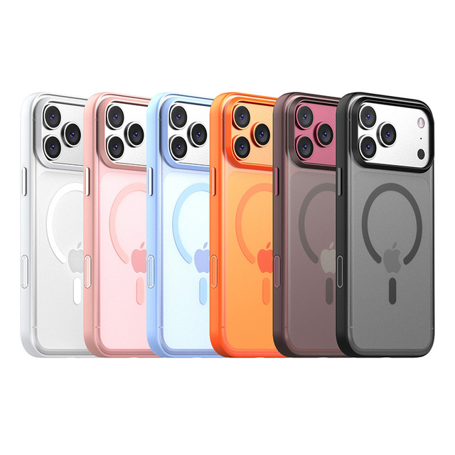 New Arrivals Matte Magnetic Case for iPhone 18 Pro Max Translucent Anti-Fingerprint Shockproof Phone Cover for iPhone 17 18 Pro