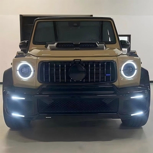 Grille de pare-chocs avant en fibre de carbone sèche avec feux de jour à LED pour Mercedes Classe G W464 G500 G63 <span class=keywords><strong>Brabus</strong></span> G800 <span class=keywords><strong>G900</strong></span> Style Rocket 2019-2025 - Product Image 4
