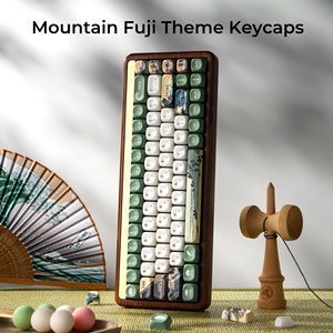 Teclas Japonesas XVX con Tema Fuji, <span class=keywords><strong>Playa</strong></span> Shichirigahama, Juego de Teclas PBT de 129 Teclas, Sublimación de Tinta en 5 Lados para Teclado Mecánico - Product Image 6
